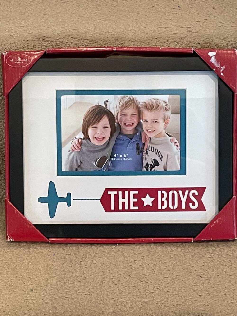NEW ST. NICHOLAS SQUARE Frame THE BOYS 4 x 6